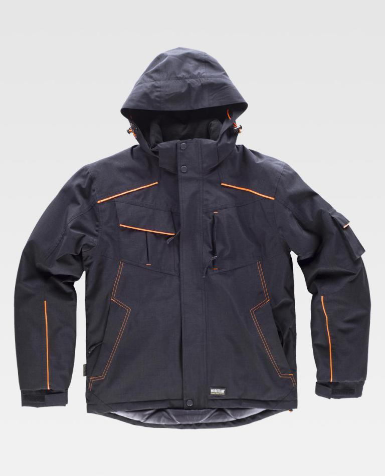 Parka Workteam S1150 Negro