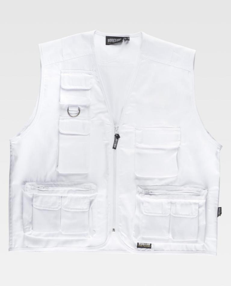 Chaleco Workteam S3100 Blanco