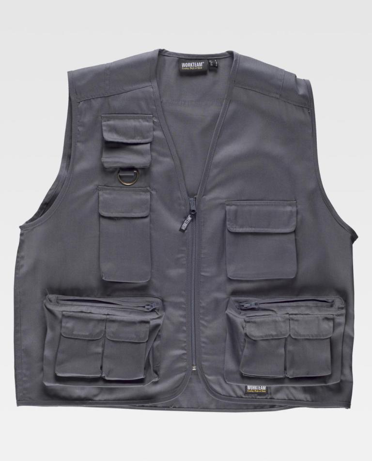 Chaleco Workteam S3100 Gris