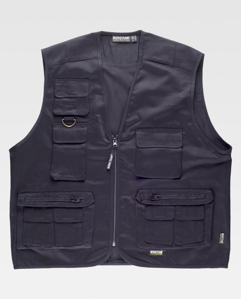 Chaleco Workteam S3100 Negro