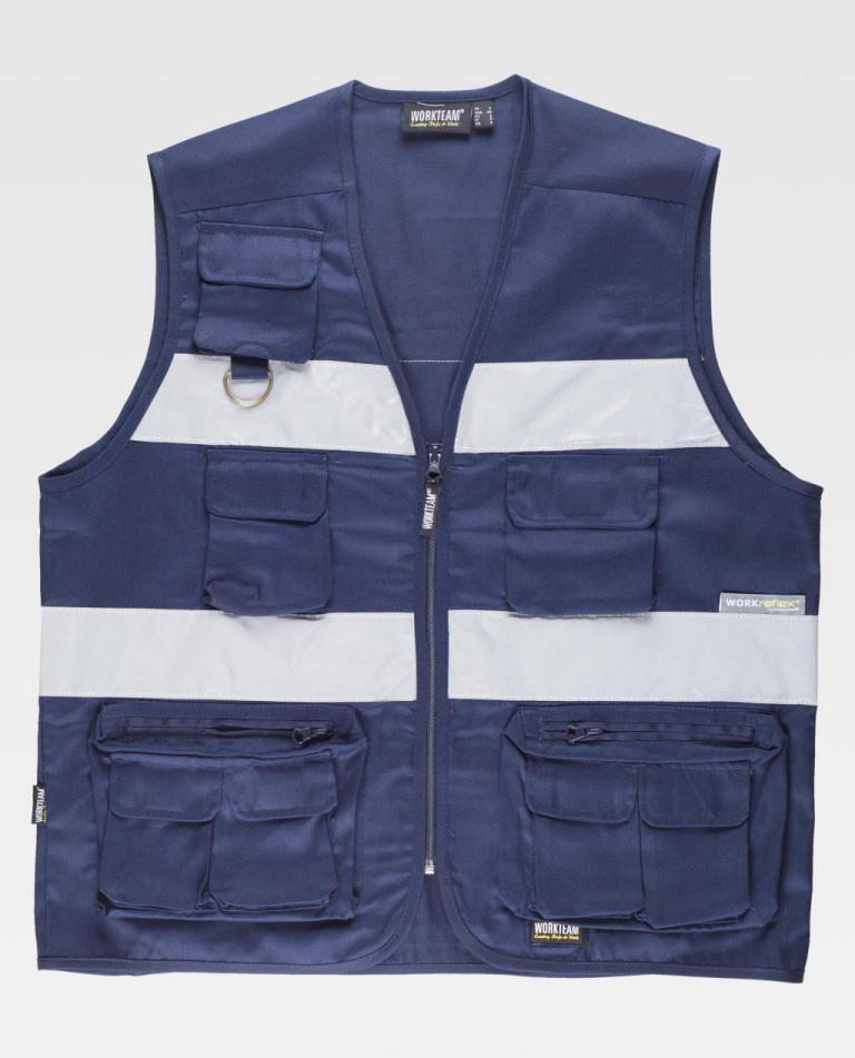 Chaleco Workteam S3107 Marino