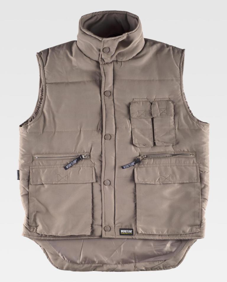 Chaleco Workteam S3250 Beige