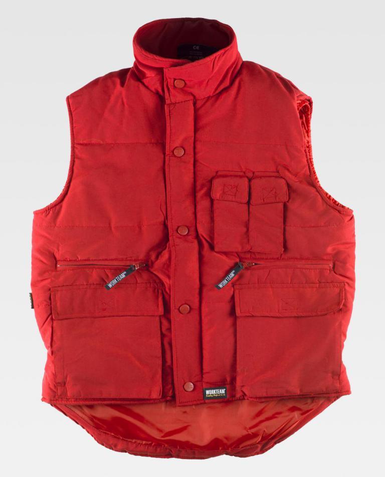 Chaleco Workteam S3250 Rojo