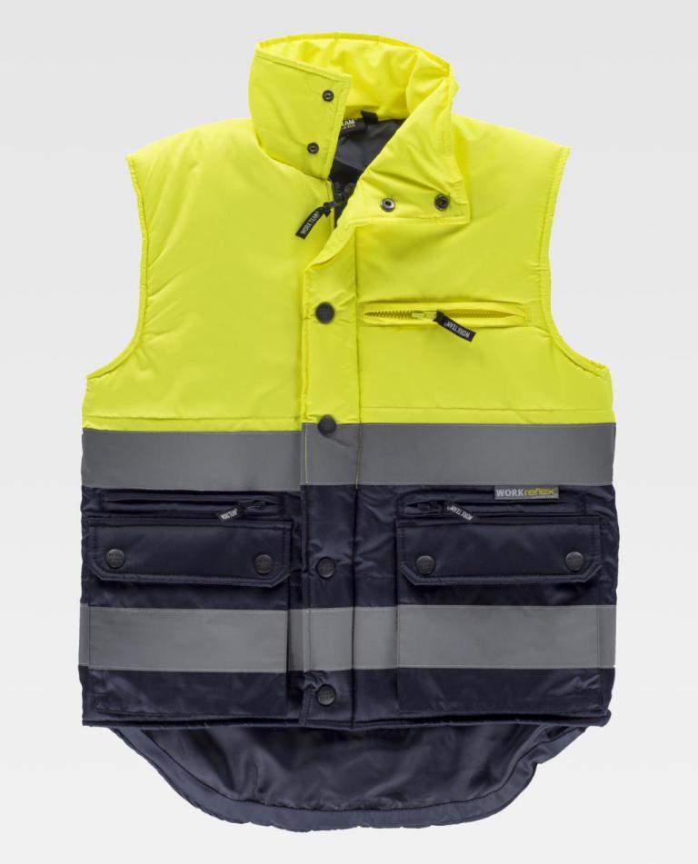 Chaleco Workteam S4035 Amarillo AV / Marino
