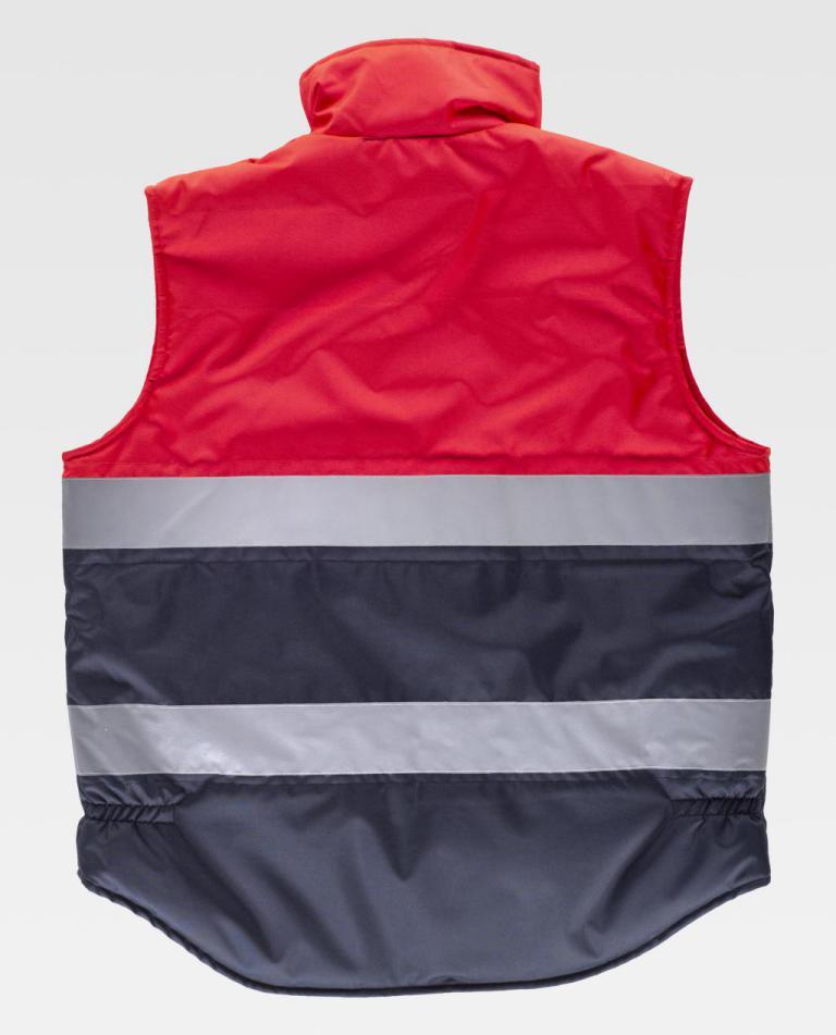 Chaleco Workteam S4037 Rojo AV / Marino