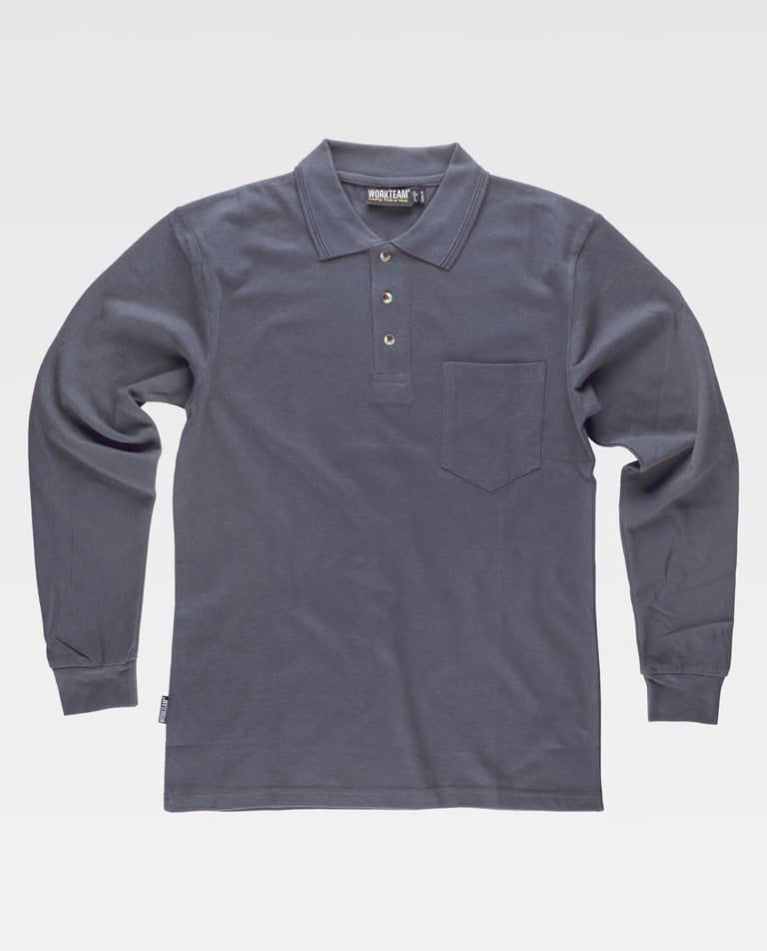 Polo Workteam S6508 Gris Oscuro