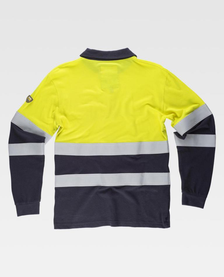 Polo Workteam S6591 Marino / Amarillo AV