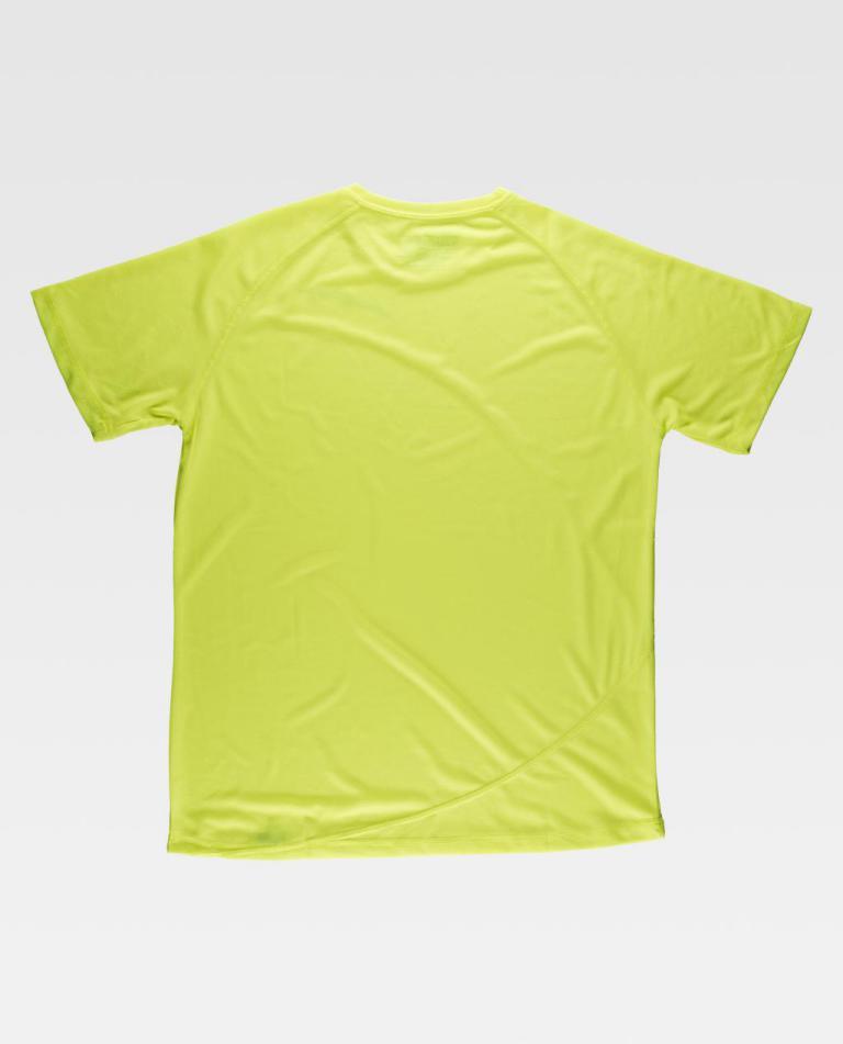 Camiseta Workteam S6610 Amarillo Flúor