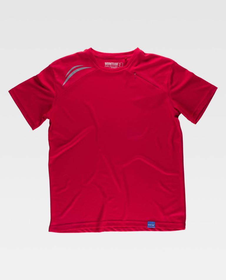 Camiseta Workteam S6611 Rojo