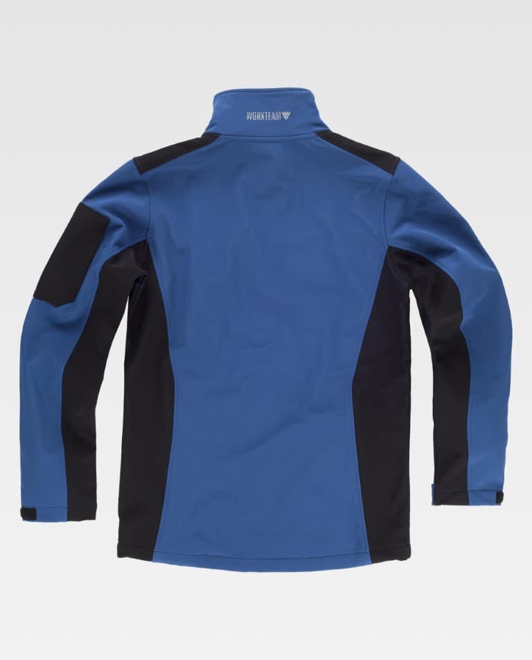 Workshell Workteam S7825 Azul Acero / Negro