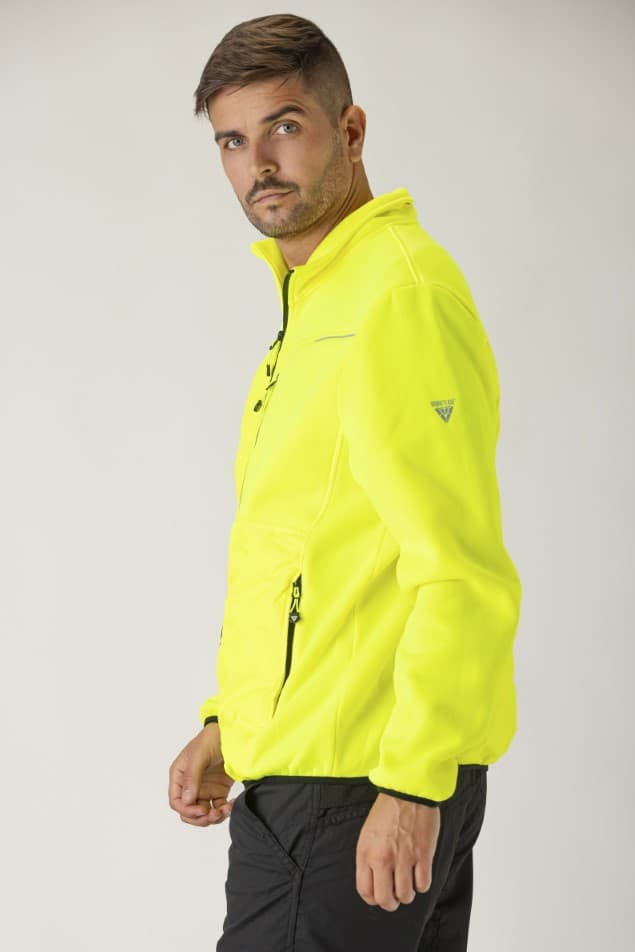 Chaqueta Workteam S7835 Amarillo Flúor