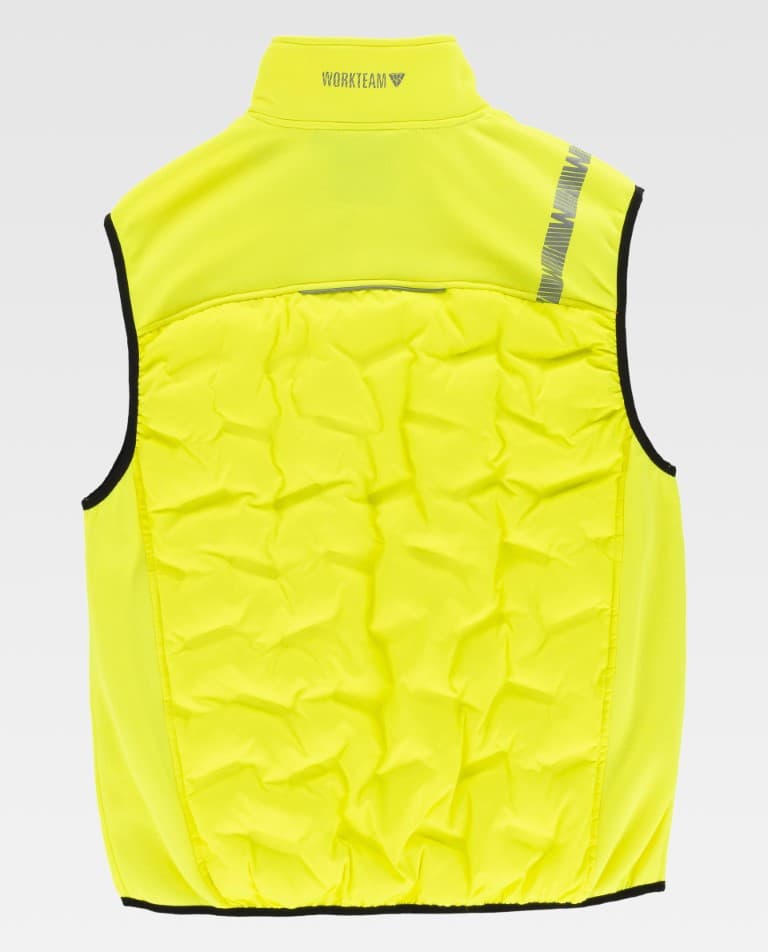 Chaleco Workteam S7840 Amarillo Flúor