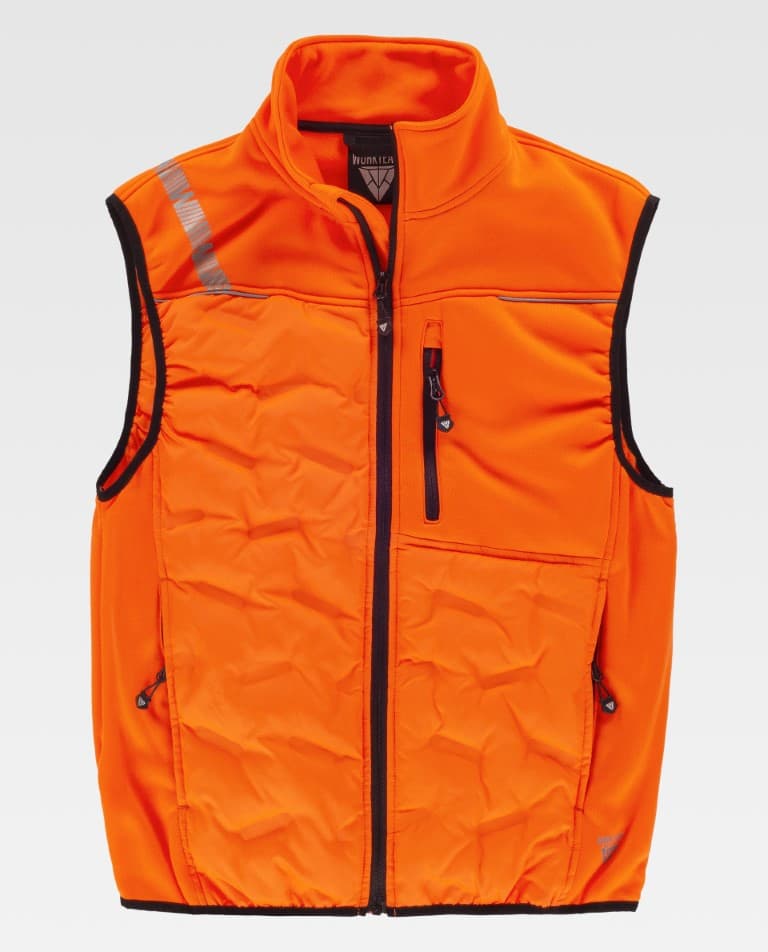 Chaleco Workteam S7840 Naranja Flúor