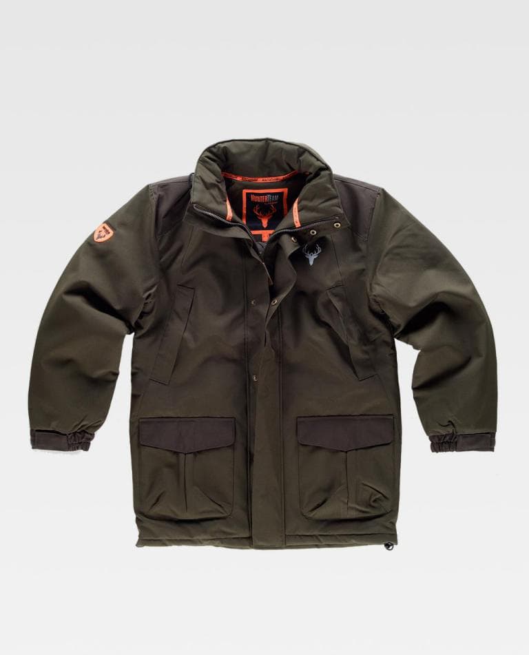 Parka Workteam S8230 Verde Caza / Marrón
