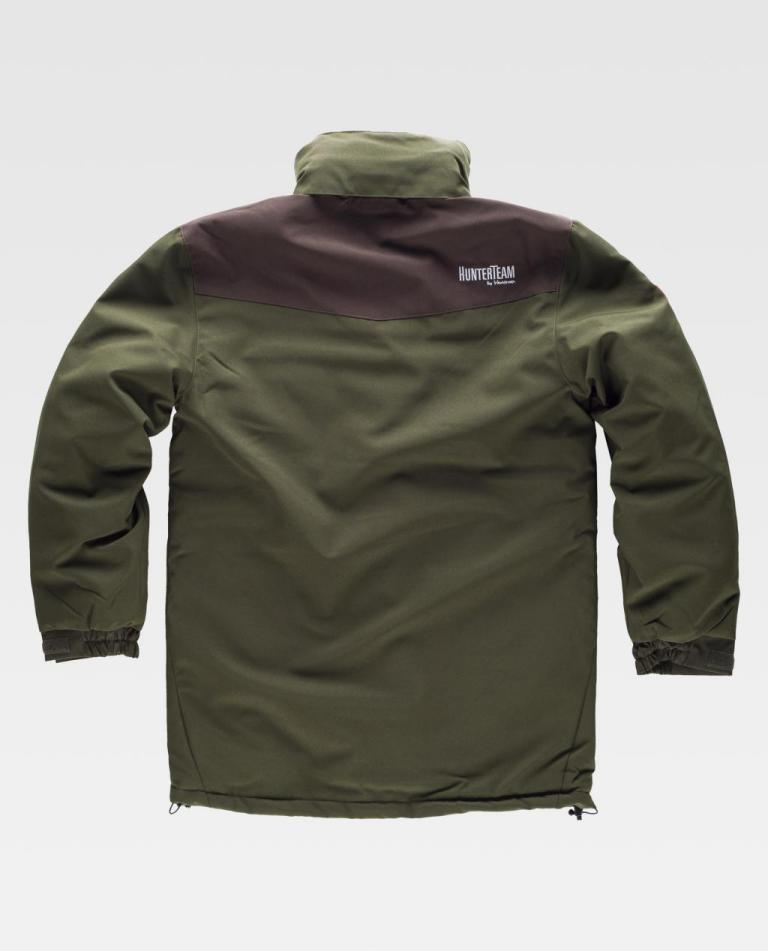 Parka Workteam S8230 Verde Caza / Marrón