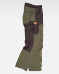 Pantalón Workteam S8310 Verde Caza / Marrón