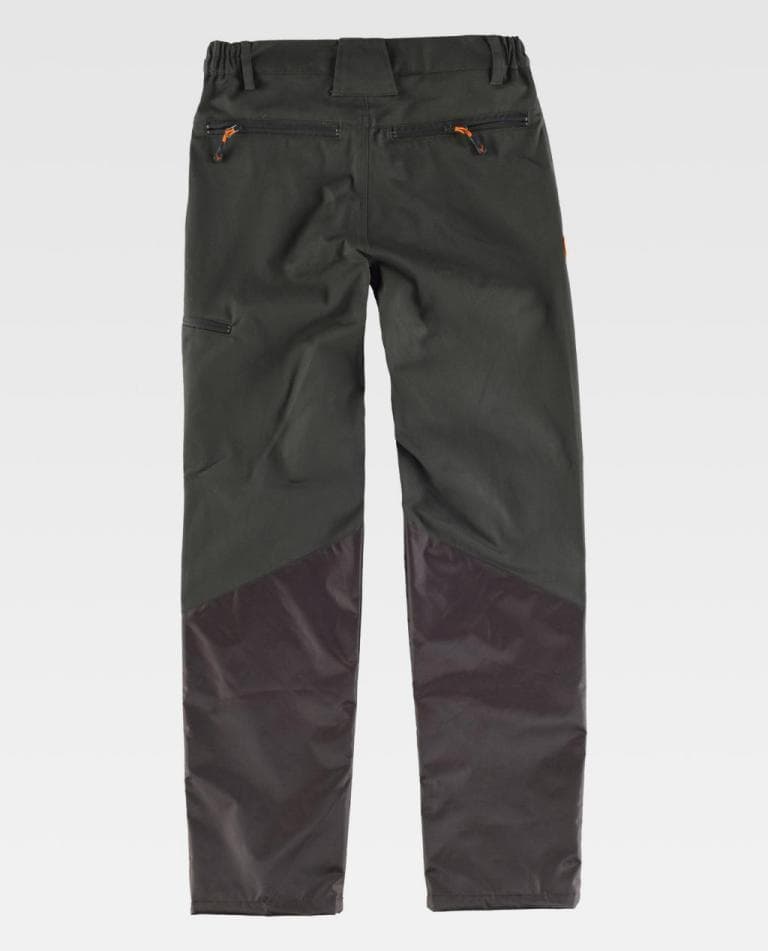 Pantalón Workteam S8335 Verde Caza / Marrón