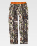 Pantalón Workteam S8360 Camuflaje Bosque Verde / Naranja Flúor