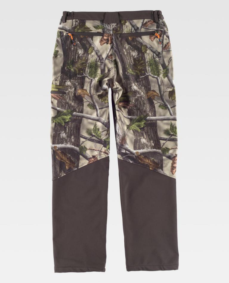 Pantalón Workteam S8365 Camuflaje Bosque Verde / Marrón