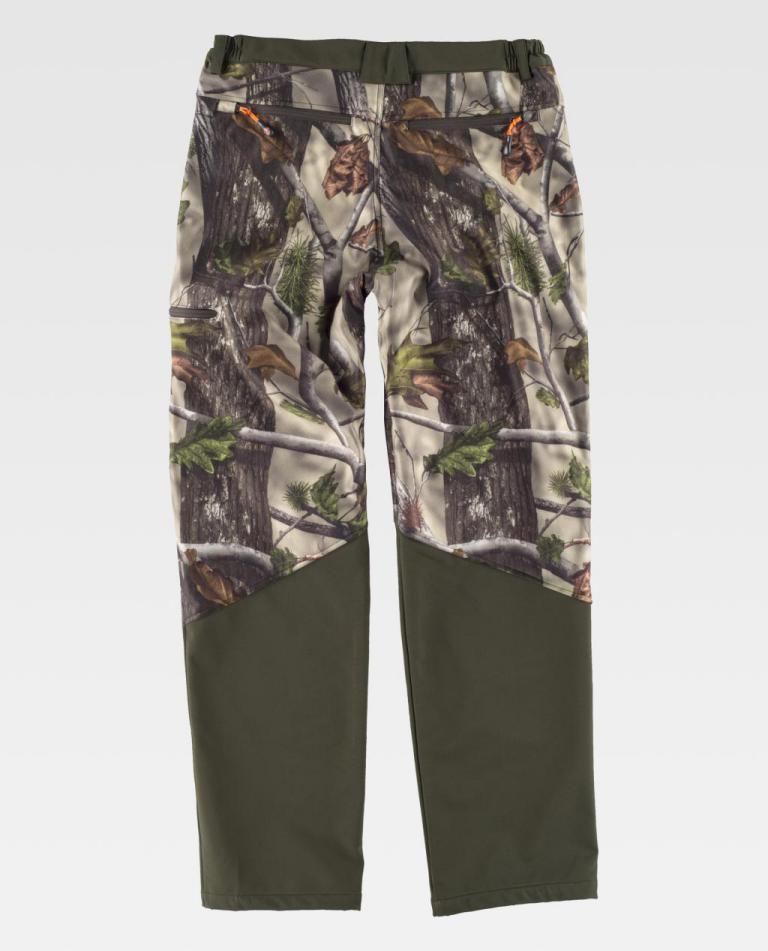 Pantalón Workteam S8365 Camuflaje Bosque Verde / Verde Caza