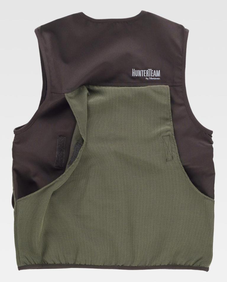 Chaleco Workteam S8530 Verde Caza / Marrón