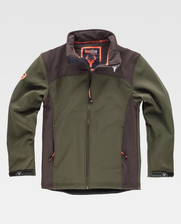 Workshell Workteam S8600 Verde Caza / Marrón