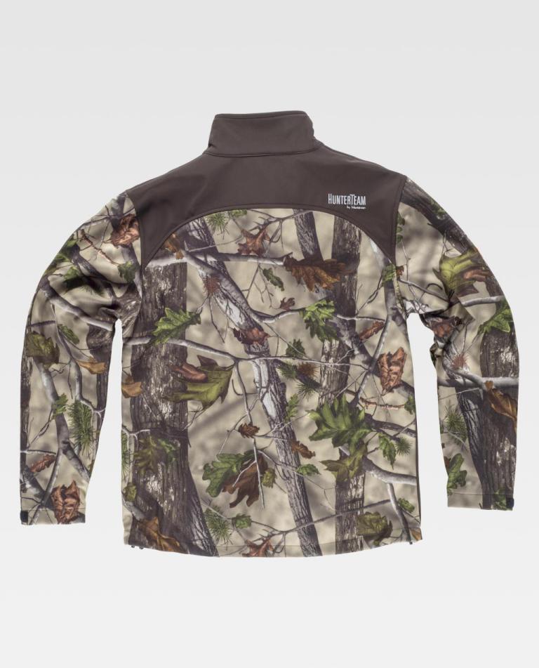 Workshell Workteam S8665 Camuflaje Bosque Verde / Marrón