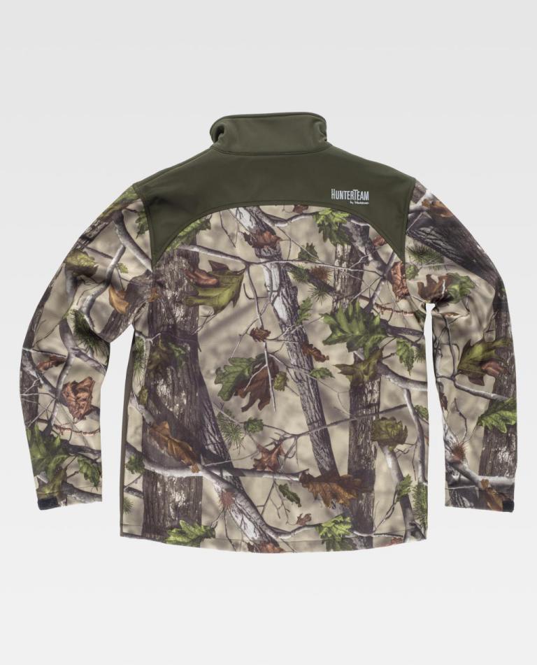 Workshell Workteam S8665 Camuflaje Bosque Verde / Verde Caza