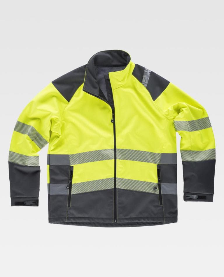 Workshell Workteam S9201 Amarillo AV / Gris Oscuro
