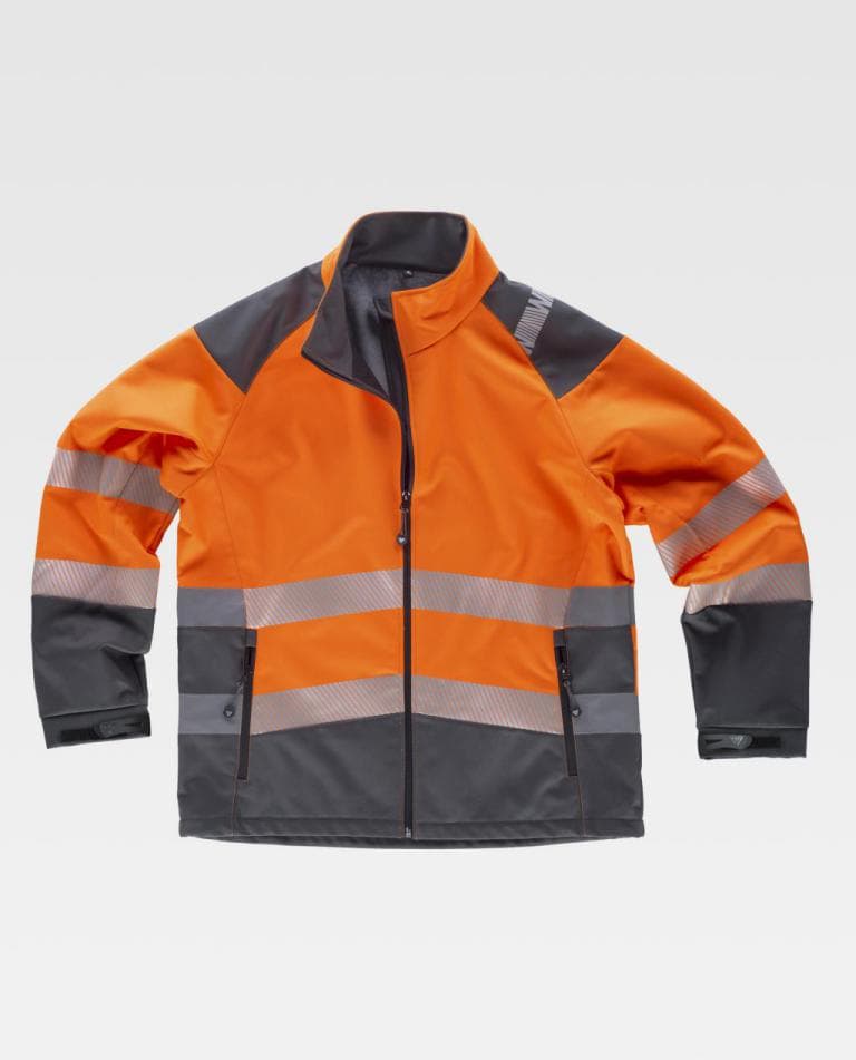 Workshell Workteam S9201 Naranja AV / Gris Oscuro