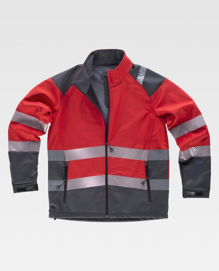 Workshell Workteam S9202 Rojo / Gris Oscuro