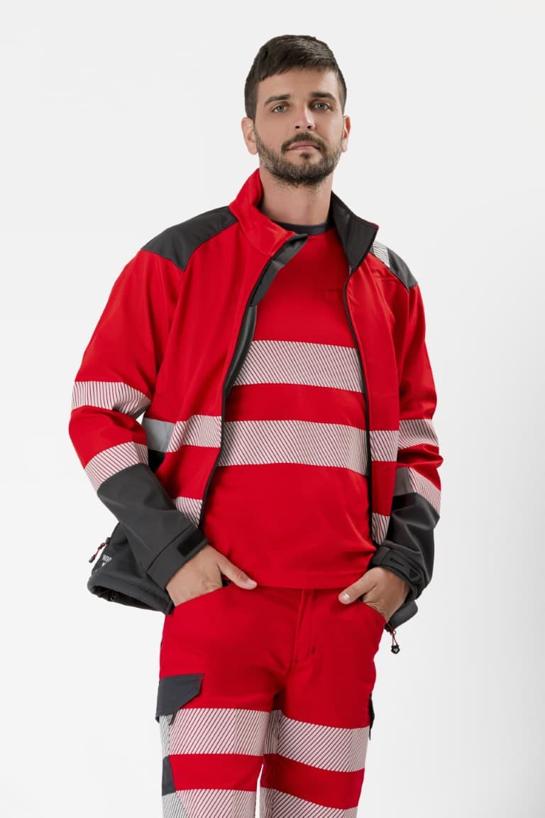 Workshell Workteam S9202 Rojo / Gris Oscuro