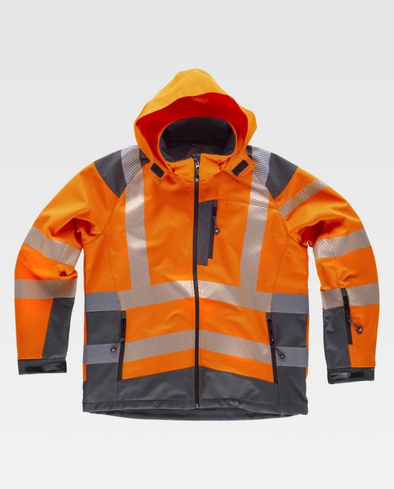 Workshell Workteam S9211 Naranja AV / Gris Oscuro