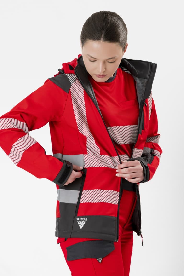 Workshell Workteam S9212 Rojo / Gris Oscuro