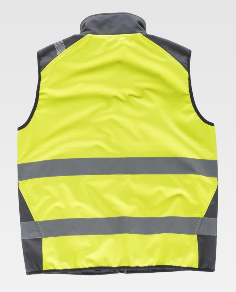 Chaleco Workteam S9231 Amarillo AV / Gris Oscuro