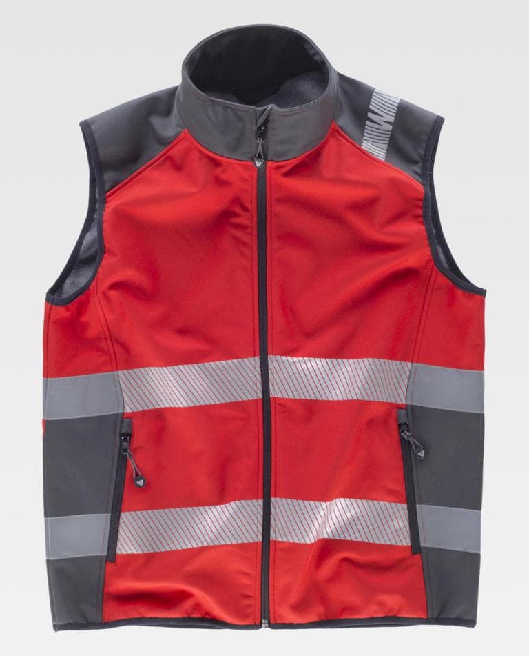 Chaleco Workteam S9232 Rojo / Gris Oscuro