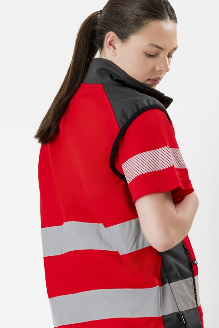 Chaleco Workteam S9232 Rojo / Gris Oscuro