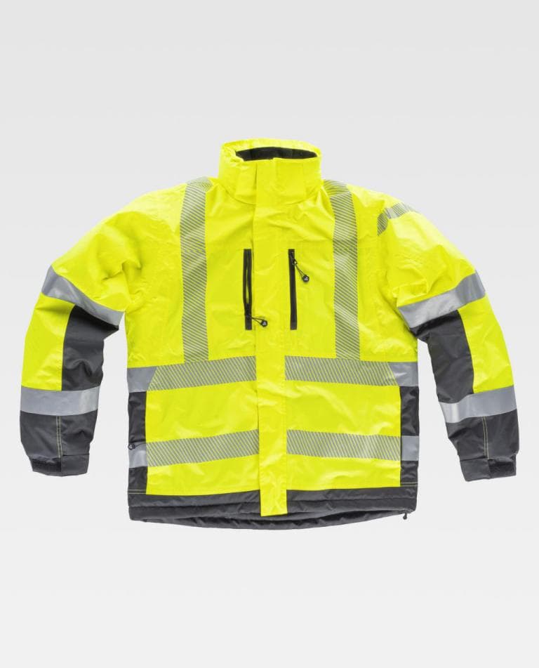 Parka Workteam S9261 Amarillo AV / Gris Oscuro