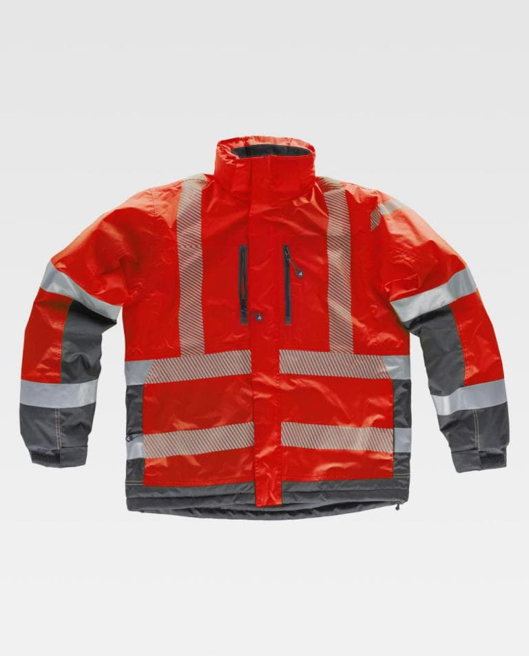 Parka Workteam S9262 Rojo / Gris Oscuro