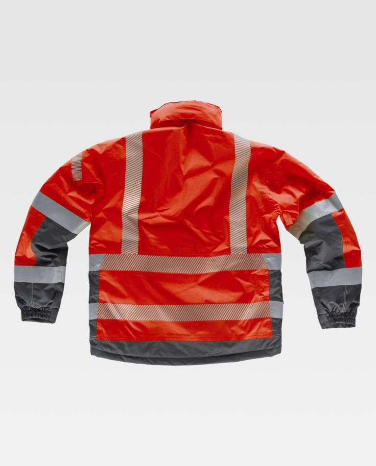 Parka Workteam S9262 Rojo / Gris Oscuro