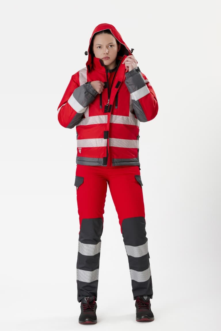 Parka Workteam S9262 Rojo / Gris Oscuro