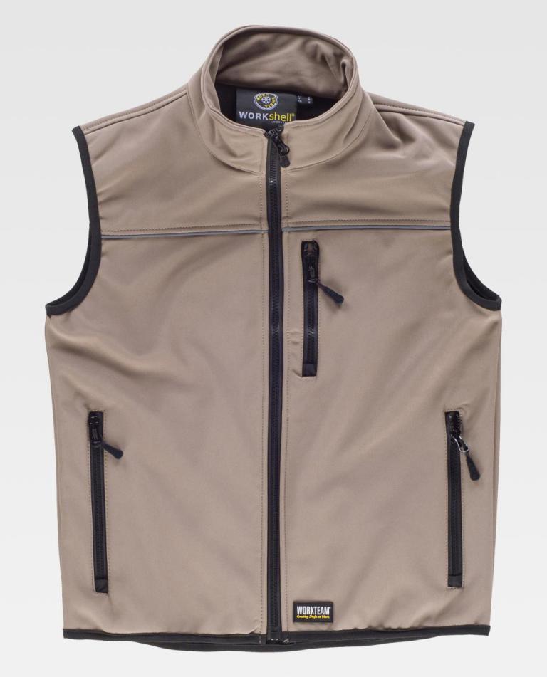 Chaleco Workteam S9310 Beige