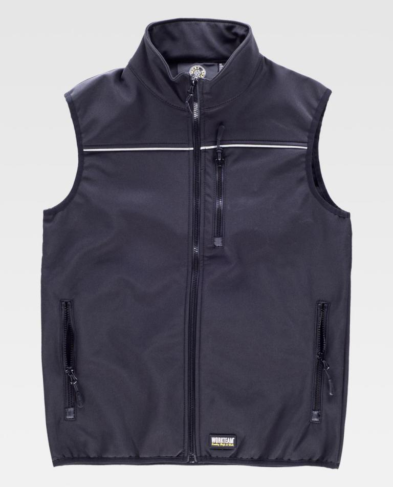 Chaleco Workteam S9310 Negro
