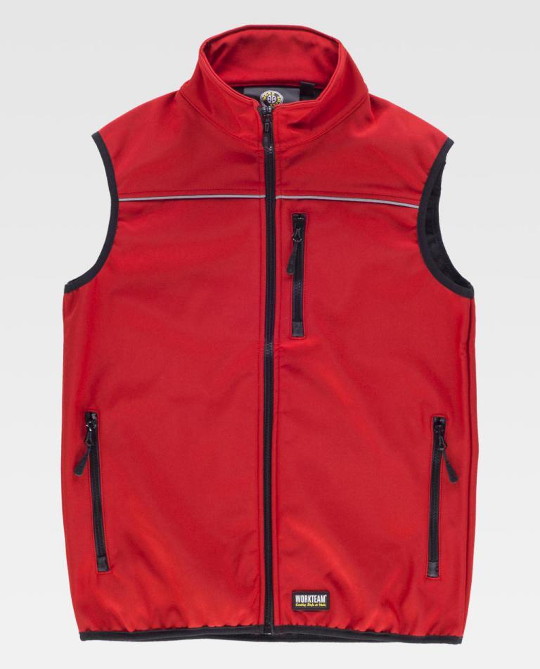 Chaleco Workteam S9310 Rojo
