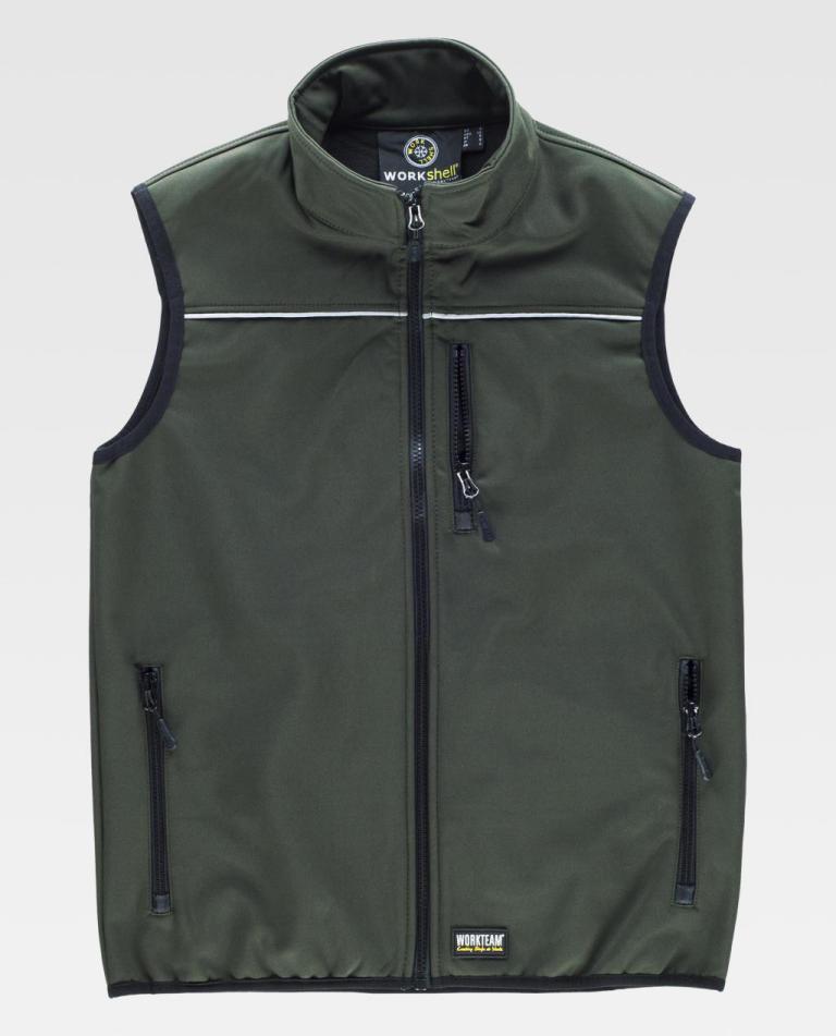 Chaleco Workteam S9310 Verde Caza