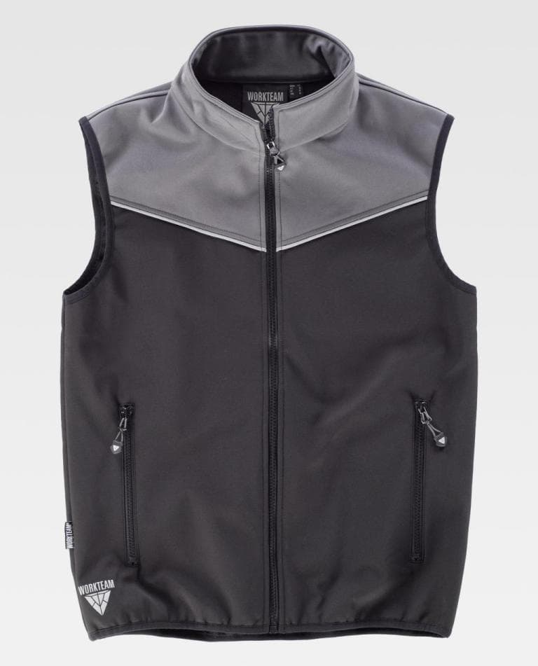 Chaleco Workteam S9316 Negro / Gris
