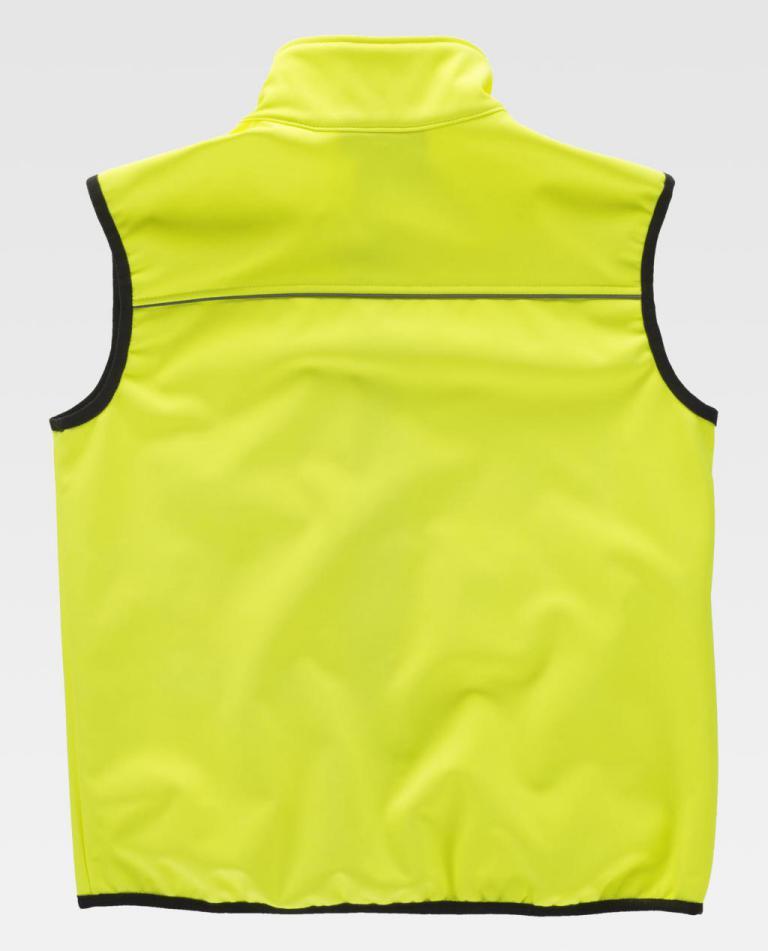 Chaleco Workteam S9320 Amarillo Flúor