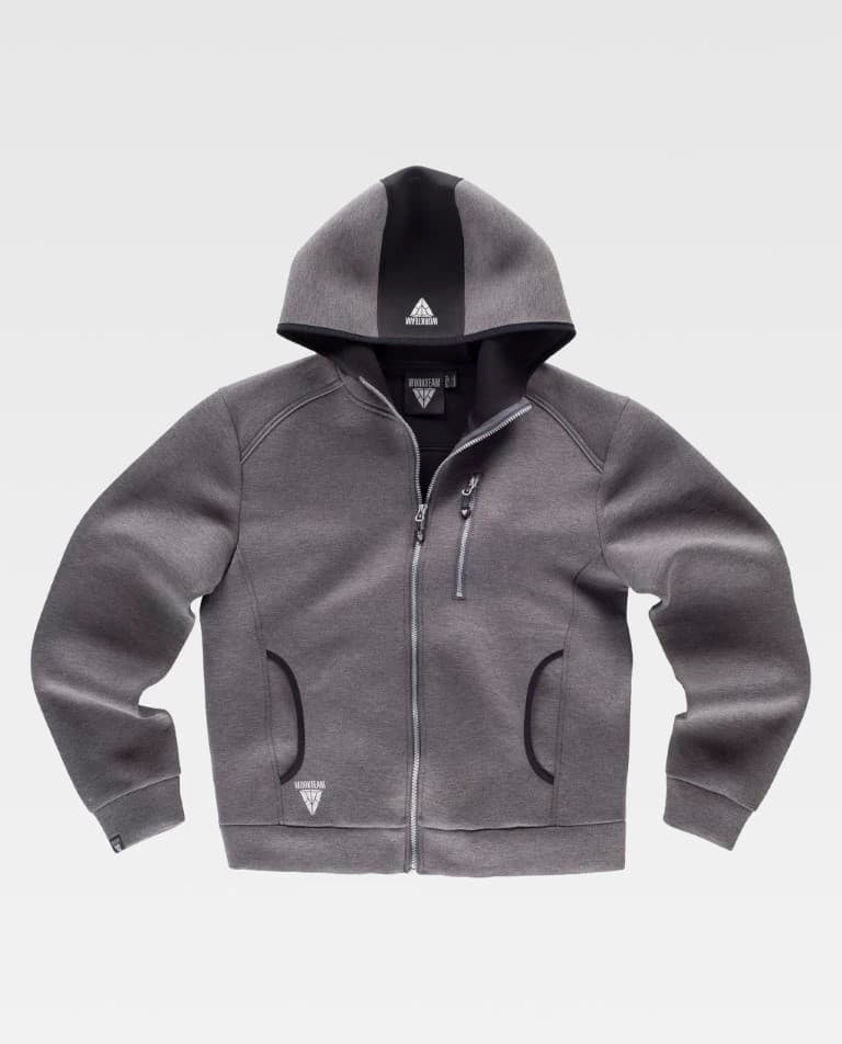 Sudadera Workteam S9485 Gris / Negro