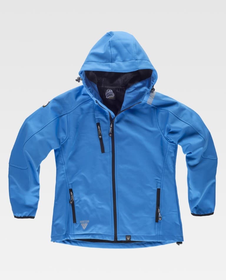 Workshell Workteam S9494 Celeste / Negro