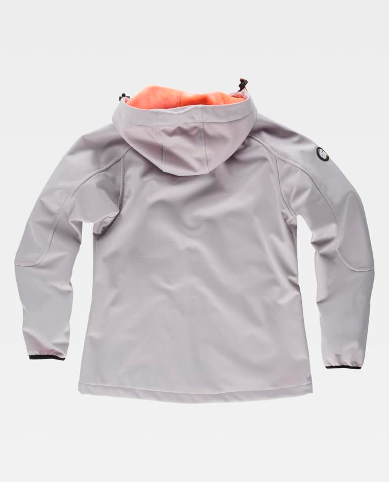 Workshell Workteam S9494 Gris Claro / Salmón